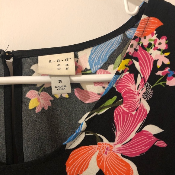 Black Floral A New Day Dress from Target - Picture 2 of 5